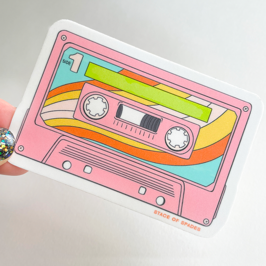 Cassette Tape Stickers (Singles)