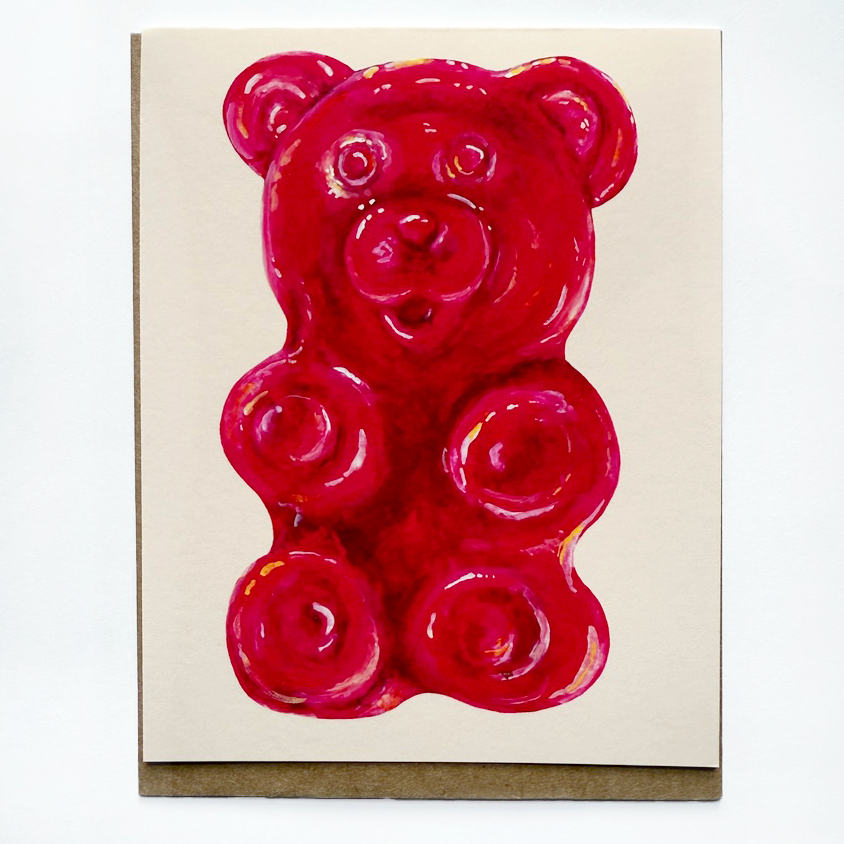 Gummy Bear Notecard