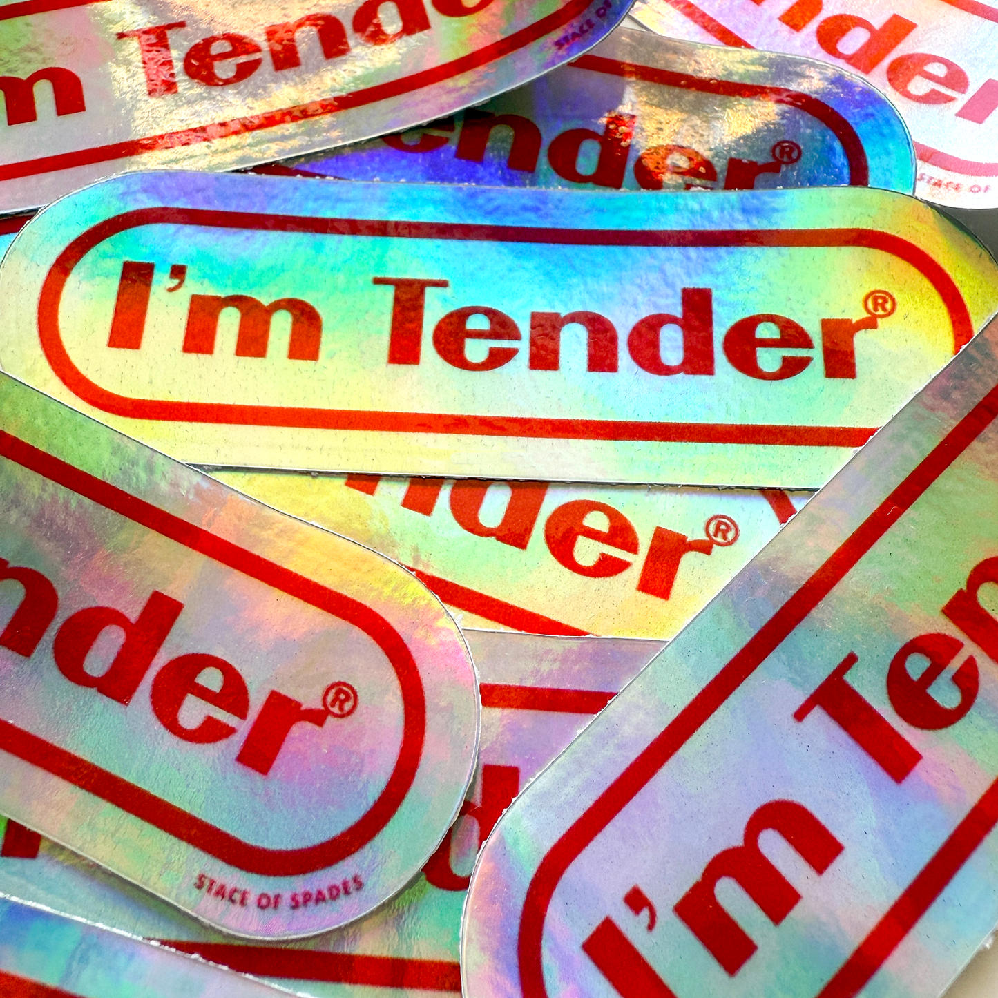 "I'm Tender" Stickers
