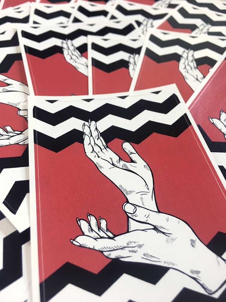 Twin Peaks "Meanwhile" Sticker