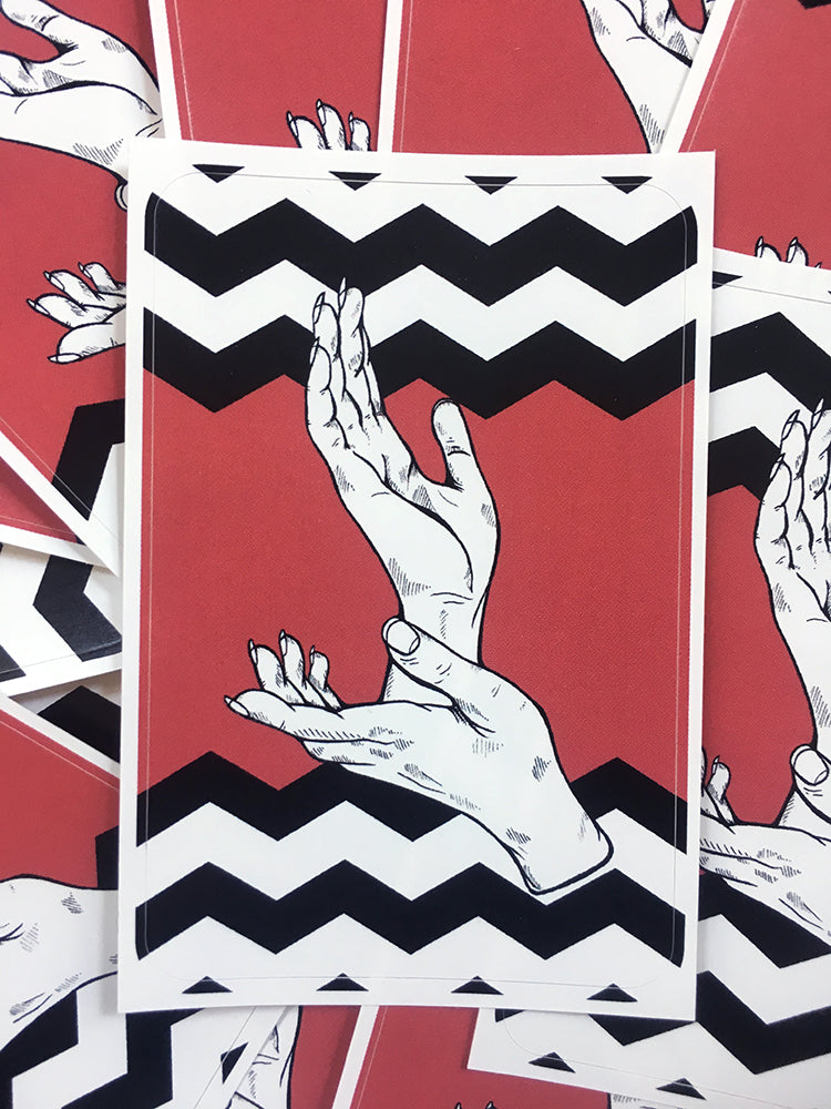 Twin Peaks "Meanwhile" Sticker