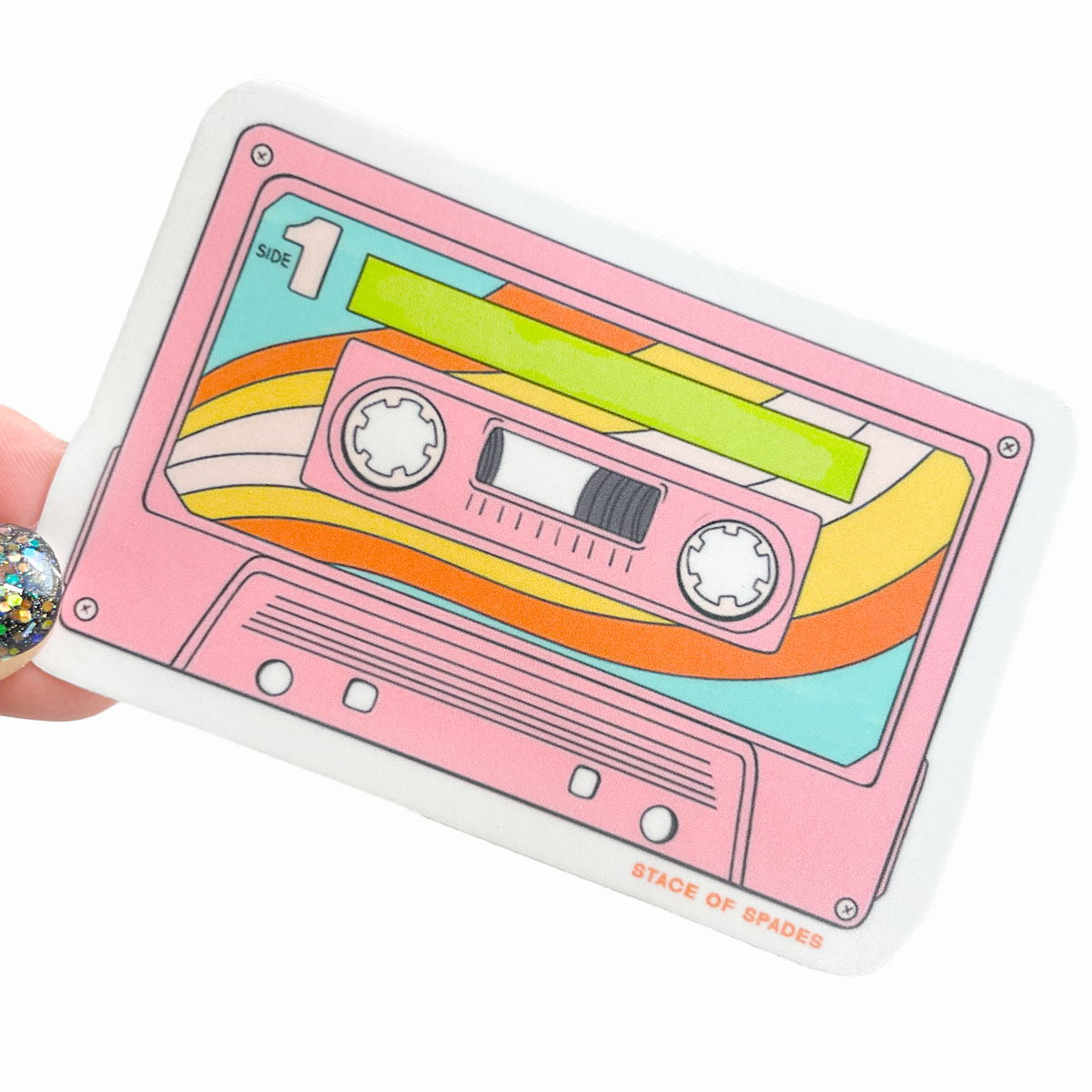 Cassette Tape Stickers (Singles)