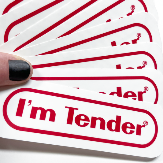 "I'm Tender" Stickers