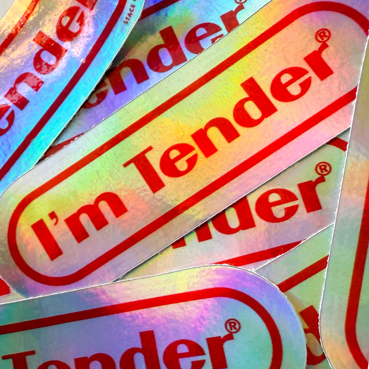"I'm Tender" Stickers