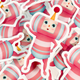 Katamari Cousin Stickers- SALE