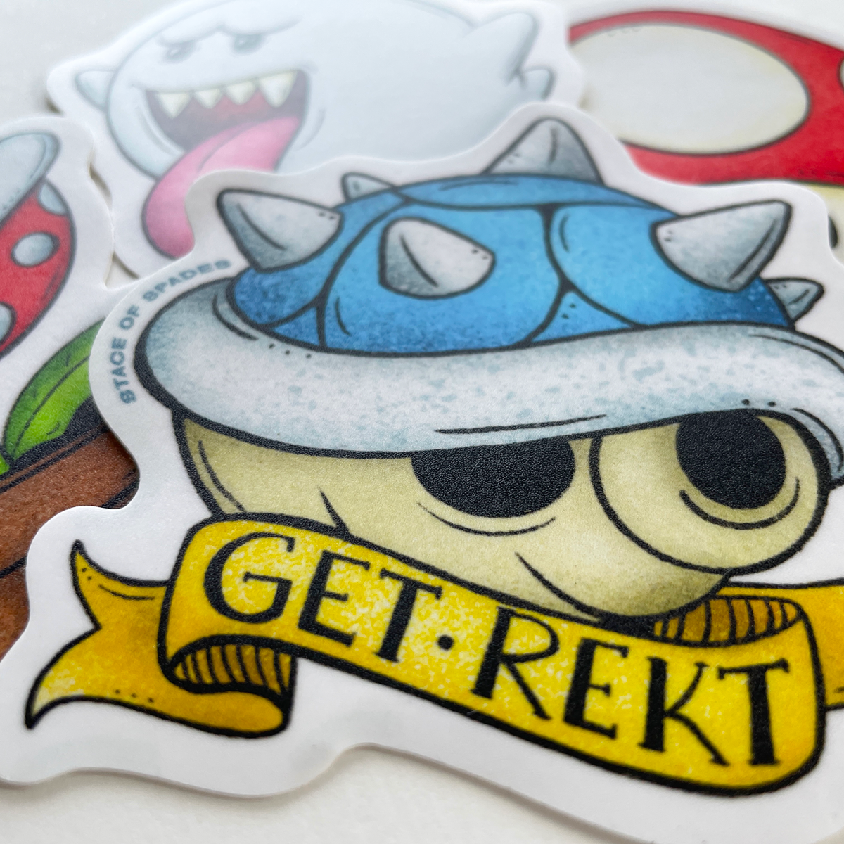 Mario Kart Inspired Stickers