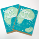 Mod Happy Holidays Holiday Card