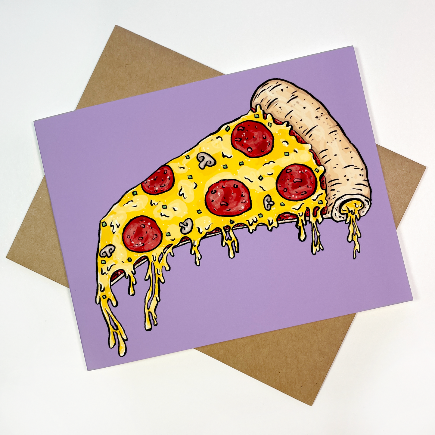 Pizza Greeting Card
