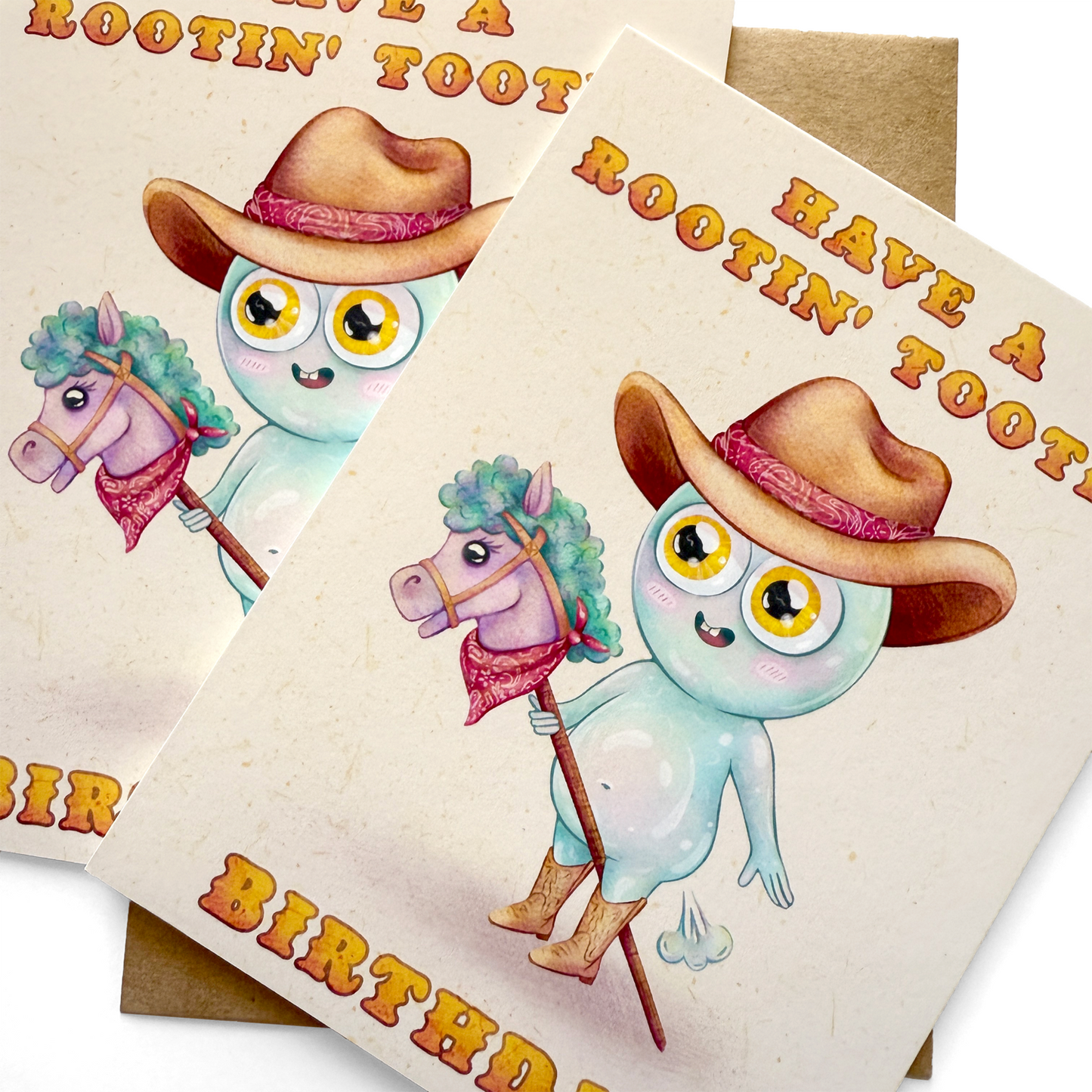 Rootin' Tootin' Birthday Card