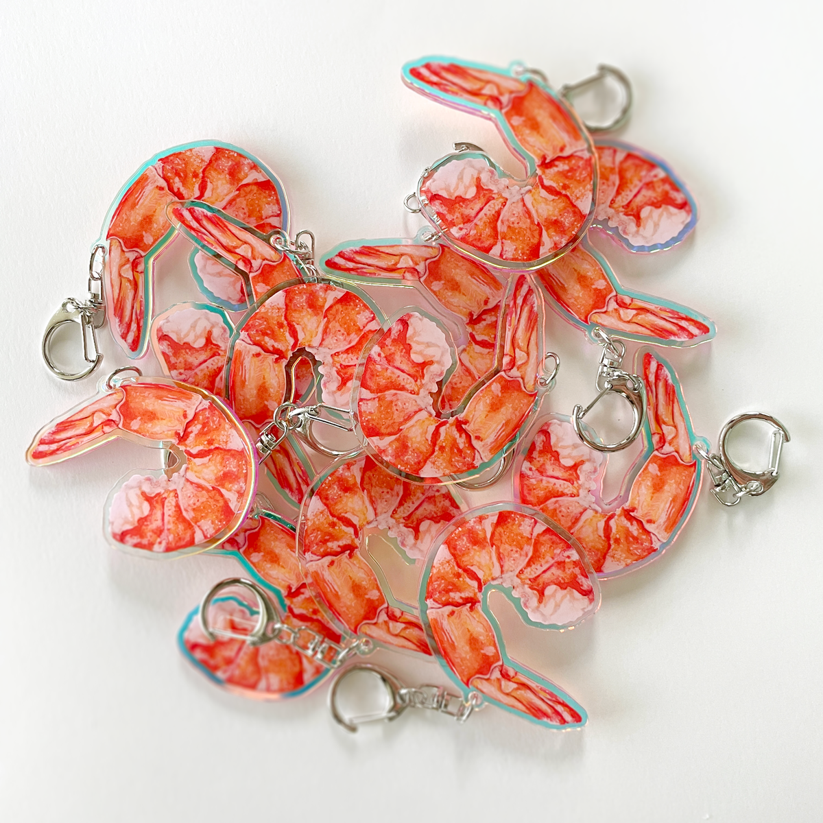 Shrimp Keychains