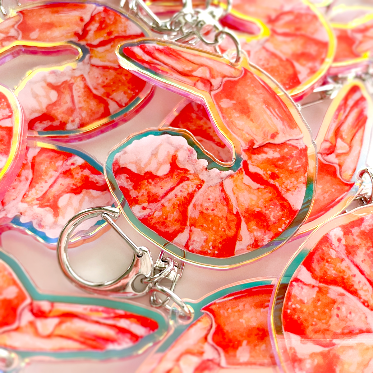 Shrimp Keychains