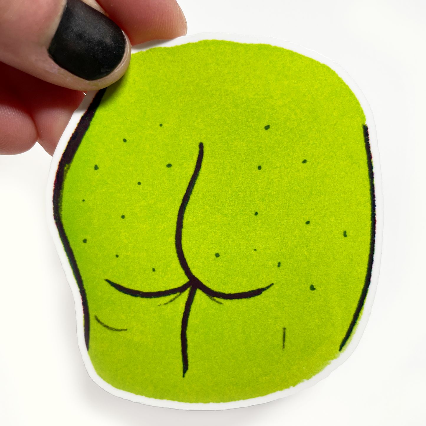 Big Green Butt Sticker