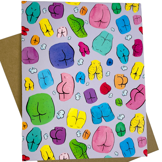 Tooty Booties Notecard