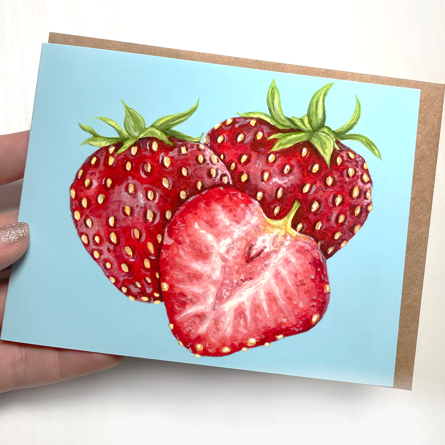 Food Illustration Greeting Cards