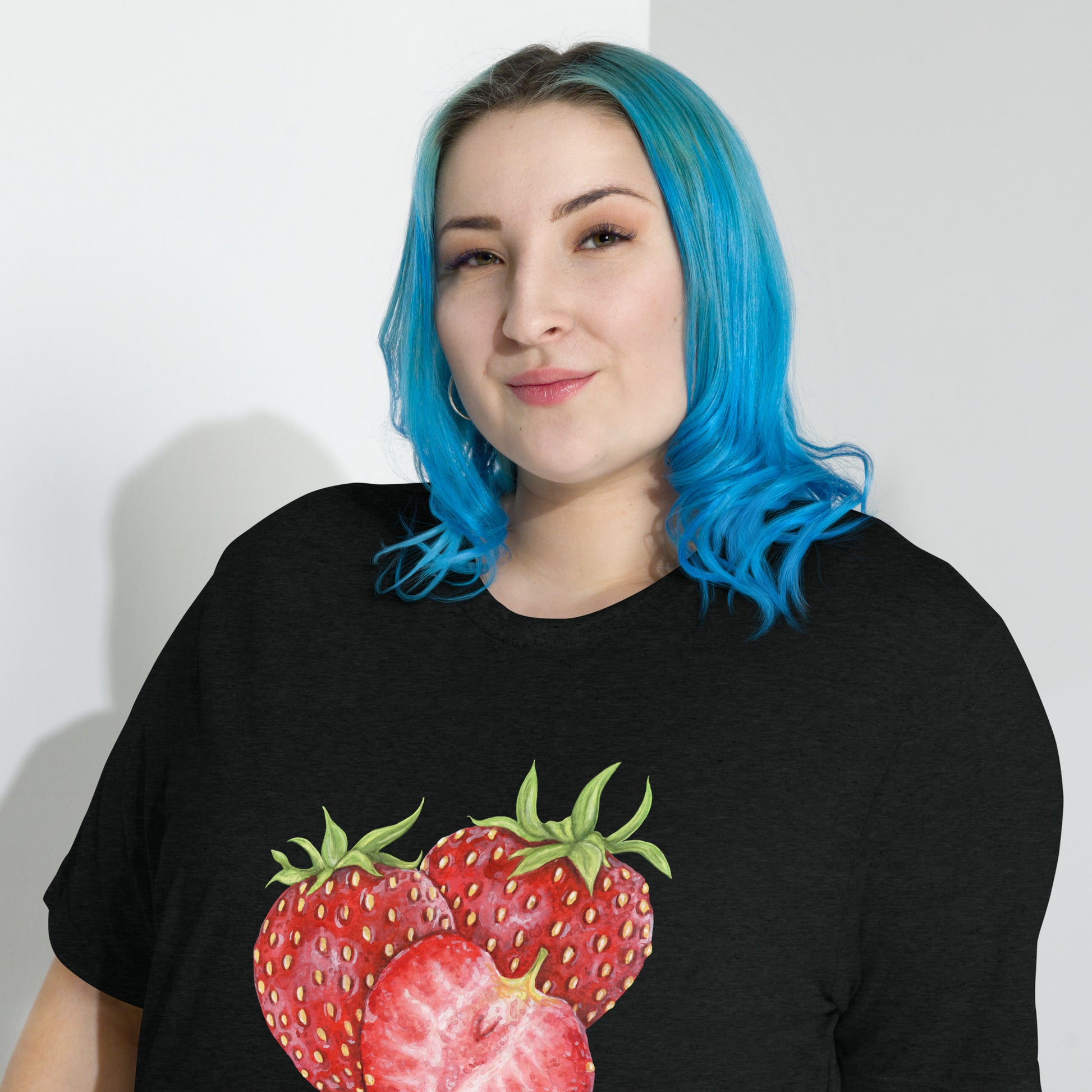 strawberry seed shirt Big Strawberry T-Shirt – stace of spades