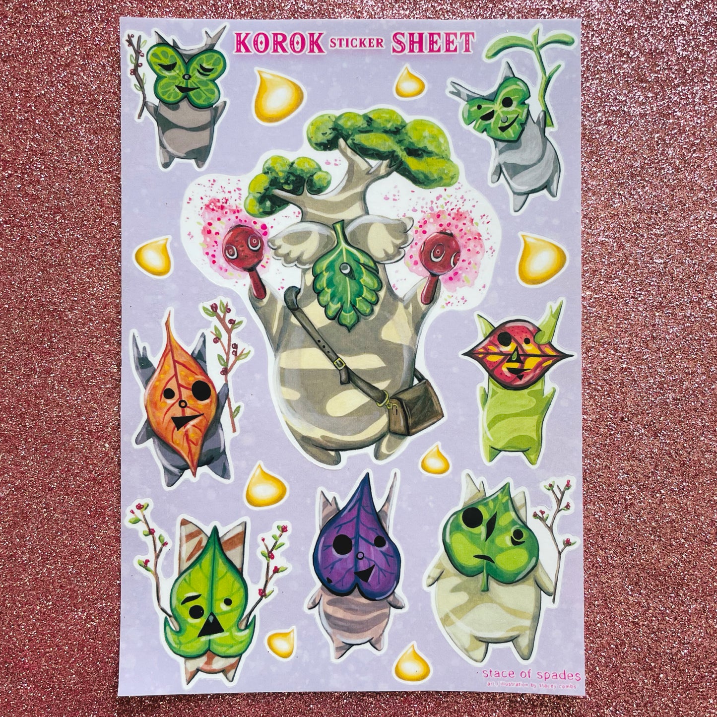 Korok Sticker Sheet