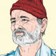 Bill Murray / Life Aquatic with Steve Zissou Print