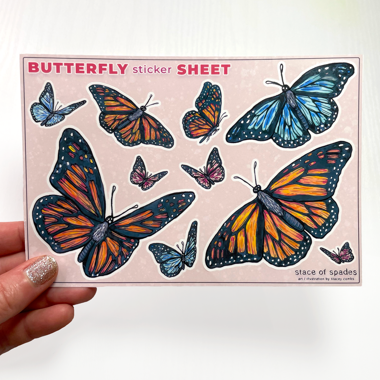 Butterfly Sticker Sheet
