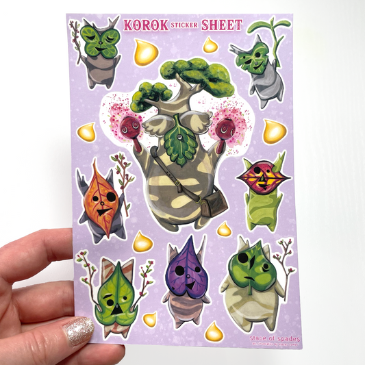 Korok Sticker Sheet