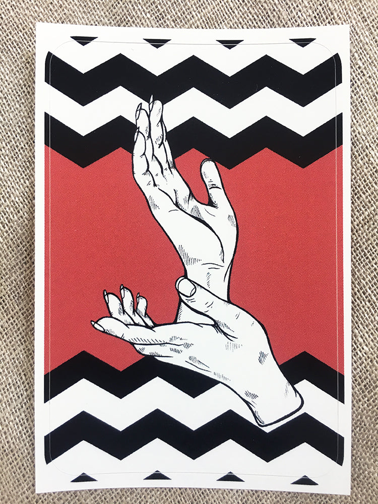 Twin Peaks "Meanwhile" Sticker