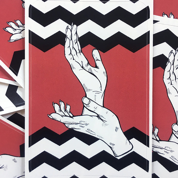 Twin Peaks "Meanwhile" Sticker