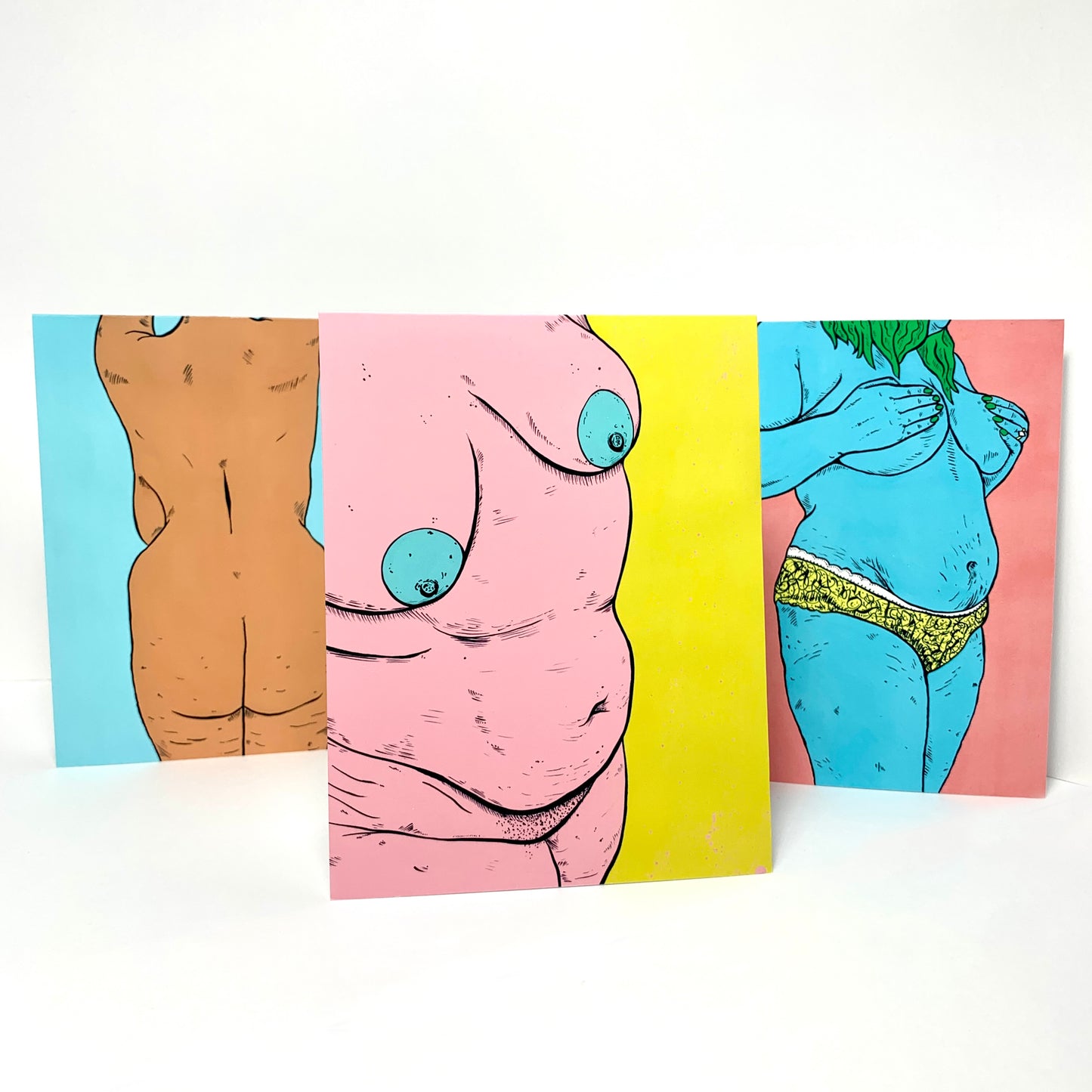 Body Project Greeting Card Sets (3 Cards with Envelopes)
