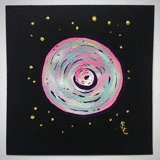 Custom Space Nipple Painting