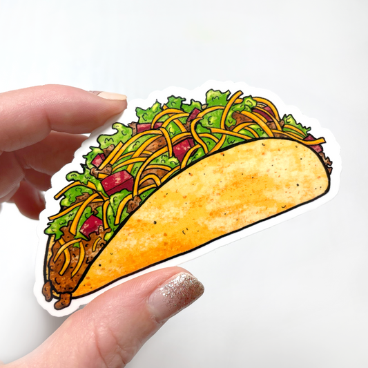 Taco Sticker