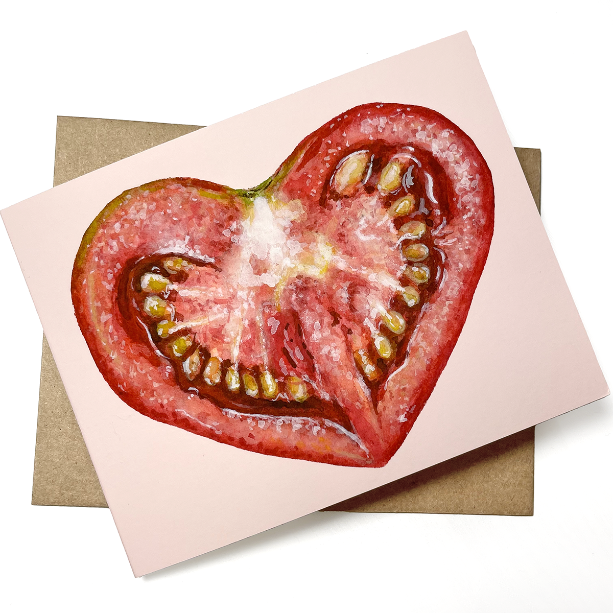 "I Love You From My Head Tomatoes" Greeting Cards & Stickers