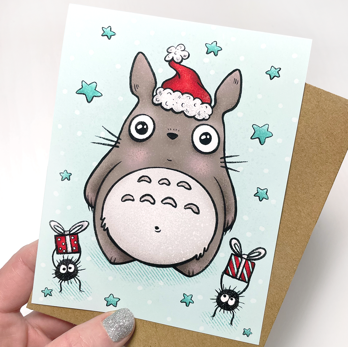 Totoro Holiday Card